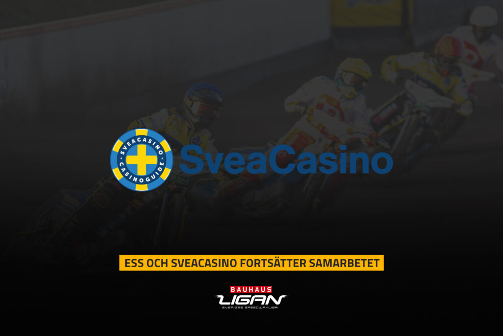 Elit Speedway Sverige och SveaCasino fortsätter samarbetet 2025